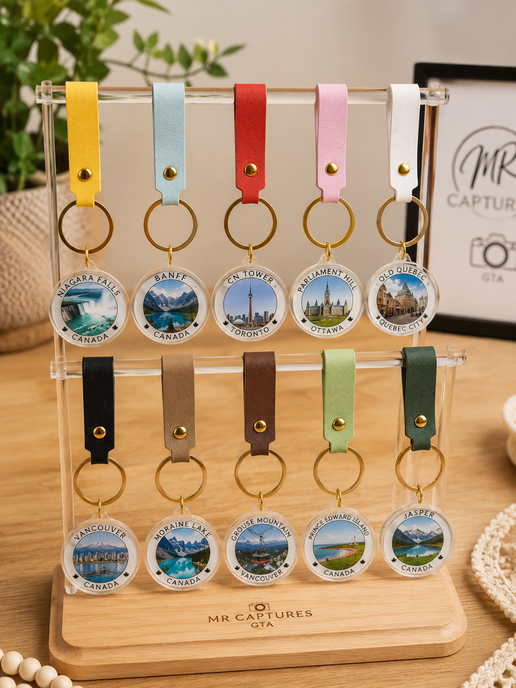 Personalized Acrylic Photo Keychain | Double-Sided Custom Picture Gift