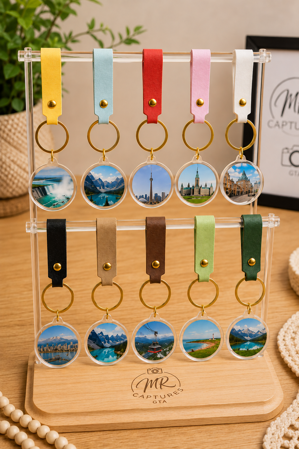 Personalized Acrylic Photo Keychain | Double-Sided Custom Picture Gift